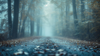 rain on the road