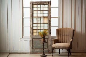 Antique Door Inspired Home Designs: Window Pane Patterns for Old Door Reuse