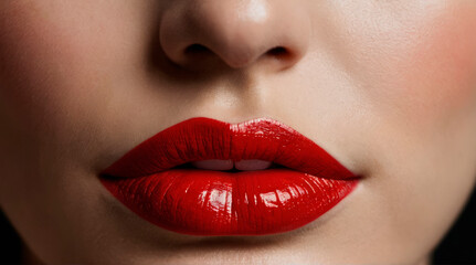 Fototapeta premium Woman with lipstick 