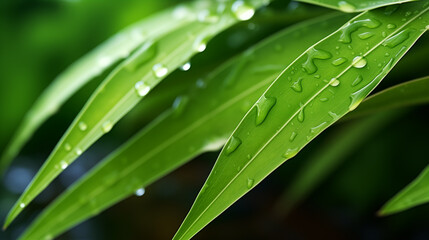 Green bamboo leaves pictures
