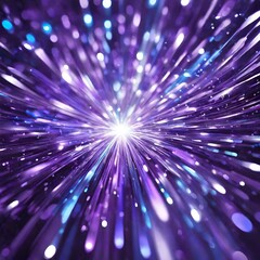 De-focused abstract background of glittering silver, purple, and blue lights. Let the colors shimmer and sparkle