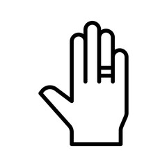 Wedding Ring Finger icon set style collection in line, solid, flat, flat line style on white background