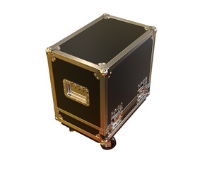 Musical case isolated on background. 3d rendering - illustration