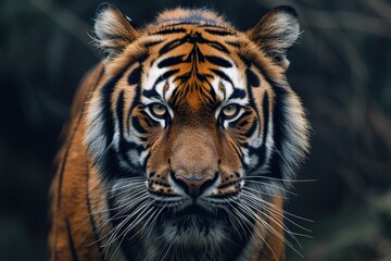 Fototapeta premium Portrait of bengal tiger, closeup