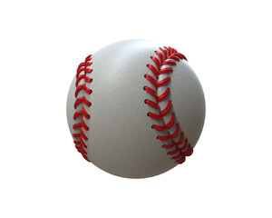 Baseball ball isolated on background. 3d rendering - illustration