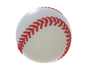 Baseball ball isolated on background. 3d rendering - illustration