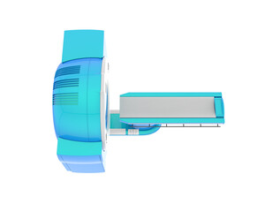 Ct scanner isolated on background. 3d rendering - illustration