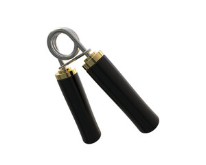 Hand gripper isolated on background. 3d rendering - illustration