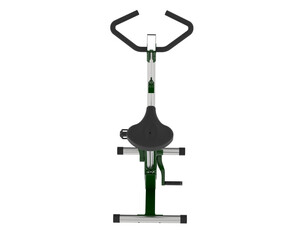 Magnetic bike isolated on background. 3d rendering - illustration