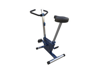 Magnetic bike isolated on background. 3d rendering - illustration