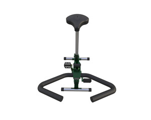 Magnetic bike isolated on background. 3d rendering - illustration