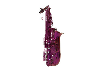 Saxophone isolated on background. 3d rendering - illustration
