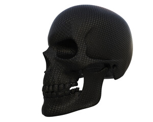 Skull isolated on background. 3d rendering - illustration