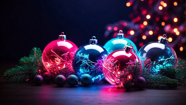 new background with Christmas tree Christmas tree decorations Christmas balls
