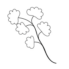 Hand sketched vector vintage element