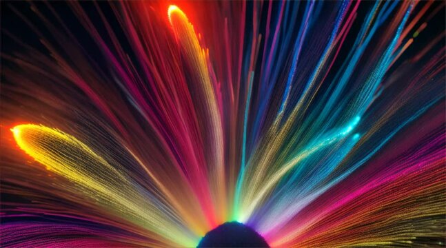 Night sky ablaze with colorful fireworks, a vibrant celebration of light and joy