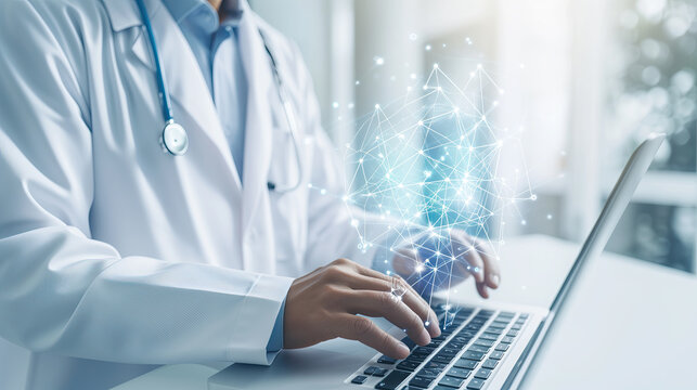 streamlining processes and work with virtual processes in a hospital, digital patient files and cost revenue
