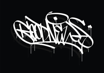 GOOD NEWS word graffiti tag style