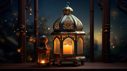 A Beautiful Islamic Lantern Prophet Muhammad SAWs.