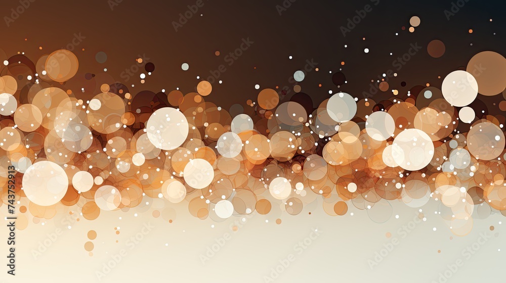 Poster a dreamy blur of soft white and brown hues dancing gracefully, creating a tranquil and harmonious ba