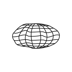 Abstract Vector Sphere Shape Object Transparent