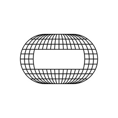 Abstract Vector Sphere Shape Object Transparent