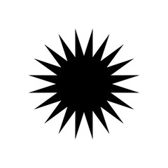 Abstract Vector Star Shape Object Transparent