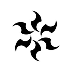 Vector Transparent Abstract Star Shape Object 