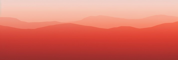 A stunning scene of a vibrant red sky above towering mountains in the distance, creating a breathtaking and awe-inspiring landscape