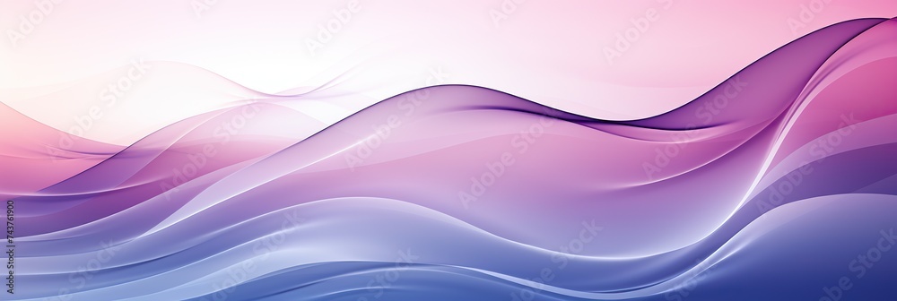 Aufkleber pink and blue hues swirl together on a background, creating dynamic wavy lines that evoke a sense of