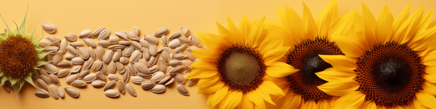 sunflower and sunflower seeds
