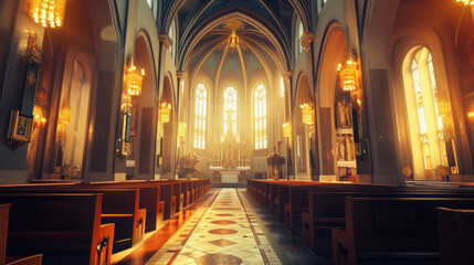 Obraz premium Sacred Embrace: Exploring the Spiritual Haven