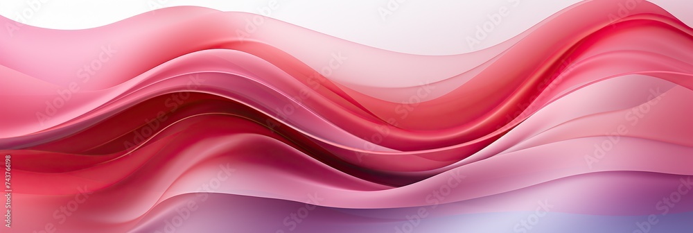 Aufkleber Swirling pink and blue waves dance across the canvas in a mesmerizing display of movement and color