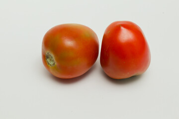 tomatoes isolated on white background