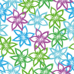  Collage contemporary seamless pattern.