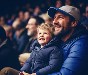 Game Day Bliss: Father-Son Duo Ignites the Stands with Unmatched Passion!