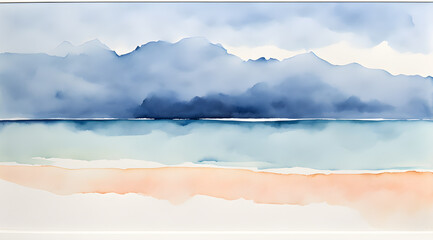 watercolor-painting-of-expansive-blank-space-embraced-by-delicate-simple-watercolor-strokes-around