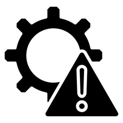 Risk Management Icon Element For Design