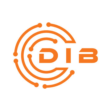 DIB letter design. DIB letter technology logo design on white background. DIB Monogram logo design for entrepreneur and business.
