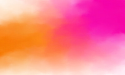 Pink-Orange Abstract Blurry Background. Pink and Orange Powder. Colorful Irregular Gradient. Vibrant Colors.