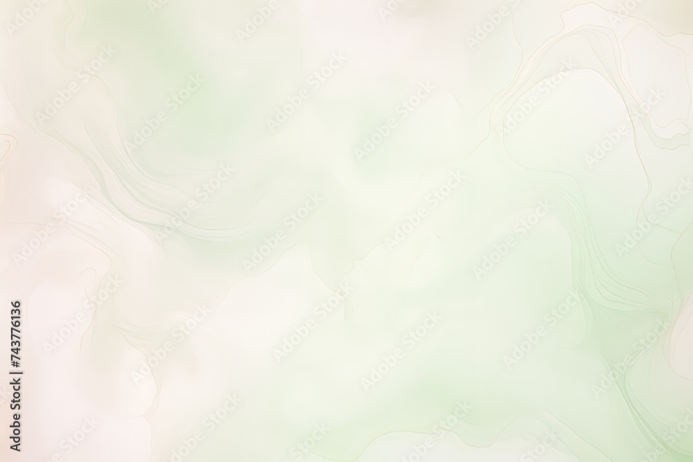Poster A visually captivating green and white abstract background with a pristine white border, creating an enchanting and mysterious atmosphere