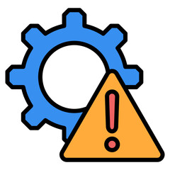 Risk Management Icon Element For Design