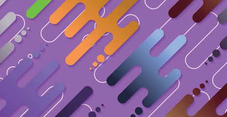 Abstract minimal geometric shape background with gradient