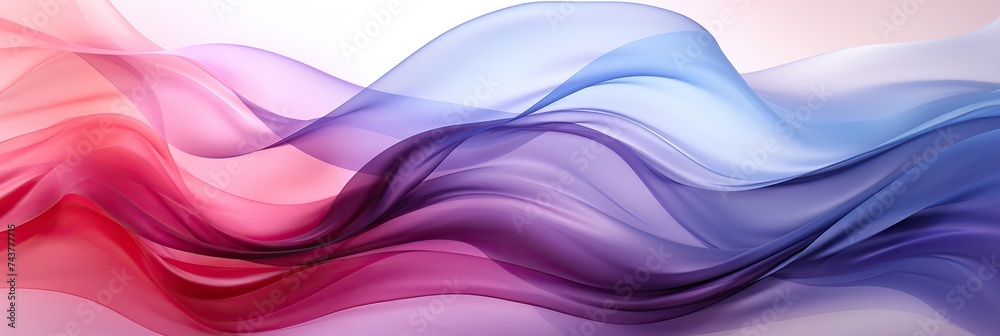 Leinwandbilder A mesmerizing abstract background filled with undulating wavy lines in vibrant colors, creating a sense of movement and flow