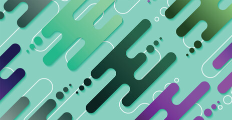 Abstract minimal geometric shape background with gradient