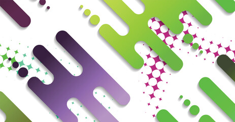 Abstract minimal geometric shape background with gradient