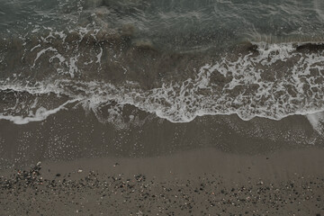 waves on the beach