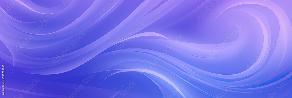 Fototapete Blue purple wavy lines intertwine and dance across the background in a mesmerizing display of color and movement