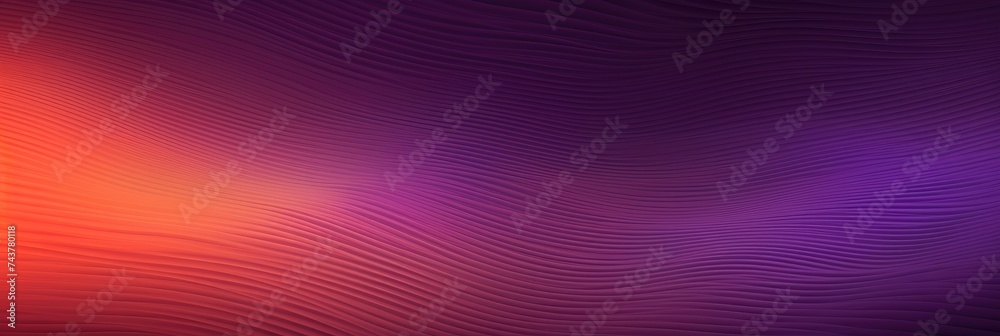 Poster mesmerizing purple and orange background with wavy lines creating a dynamic and vibrant visual impact. The colors blend harmoniously, evoking a sense of energy and movement