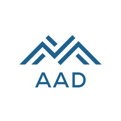 AAD Letter logo design template vector. AAD Business abstract connection vector logo. AAD icon circle logotype.
